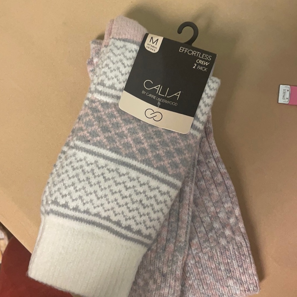 2 pack soft crew socks